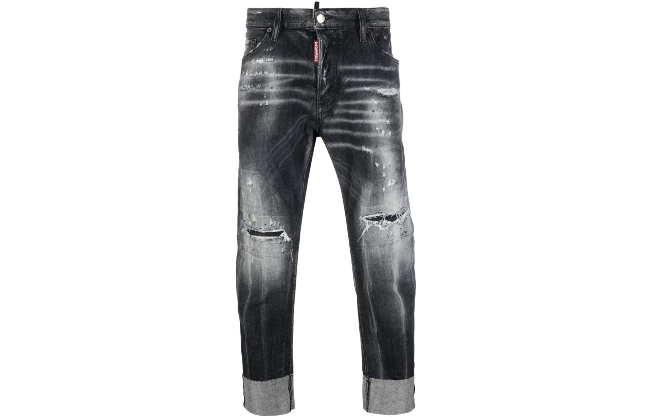 DSQUARED2 SS22 Distressed Jeans  Black S74LB1096S30503-900 圖 2