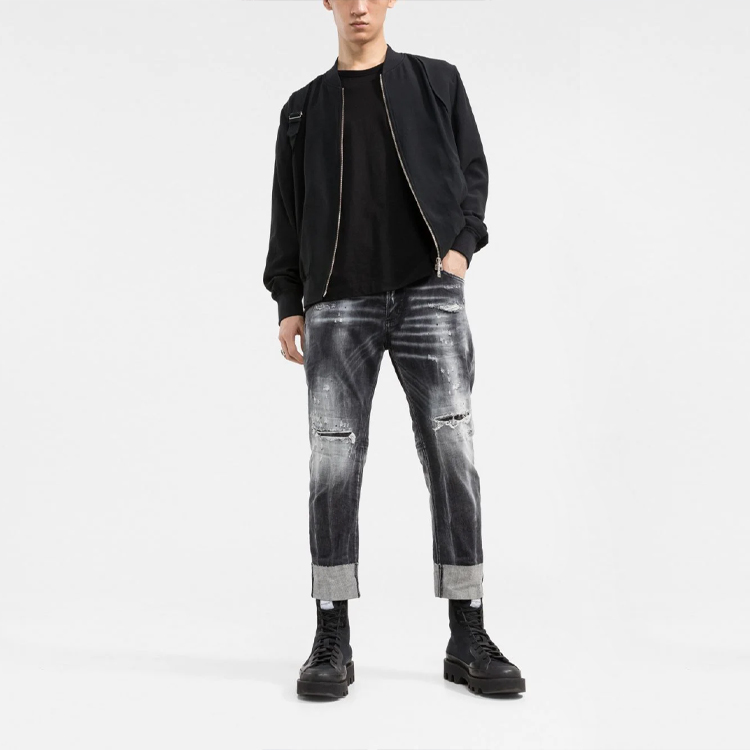 DSQUARED2 SS22 Distressed Jeans  Black S74LB1096S30503-900 圖 3