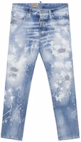 DSQUARED2 SS22 Distressed Slim Jeans Men’s Light Blue S71LB1035S30309-470 DSQUARED2 SS22 Distressed Slim Jeans Men’s Light Blue S71LB1035S30309-470