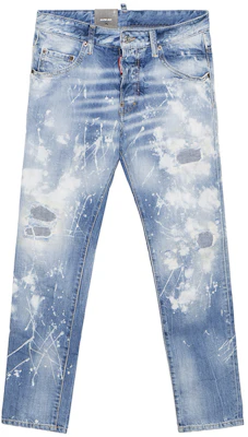 DSQUARED2 SS22 Jeans Slim Lelaki Biru Muda Distressed S71LB1035S30309-470 Buy DSQUARED2 SS22 Jeans Slim Lelaki Biru Muda Distressed S71LB1035S30309-470