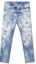 Buy DSQUARED2 SS22 Jeans Slim Lelaki Biru Muda Distressed S71LB1035S30309-470