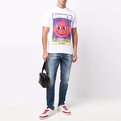 DSQUARED2 SS22 フェード スリムフィット ジーンズ メンズ ブルー. S79LA0043S30664-470 Lookbook DSQUARED2 SS22 フェード スリムフィット ジーンズ メンズ ブルー. S79LA0043S30664-470