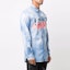 Shop DSQUARED2 SS22 塗鴉標誌丹寧漸層長袖襯衫 藍色 男款 S79DL0019S30341-470
