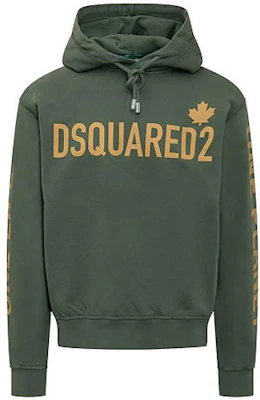 Dsquared2 SS22 Green Pullover Sweatshirt with Logo Print for Men. S78GU0051S25538-630 Buy Dsquared2 SS22 Green Pullover Sweatshirt with Logo Print for Men. S78GU0051S25538-630