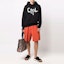Shop DSQUARED2 SS22 标志性图案黑色连帽衫 时尚款式. S74GU0580S25516-900