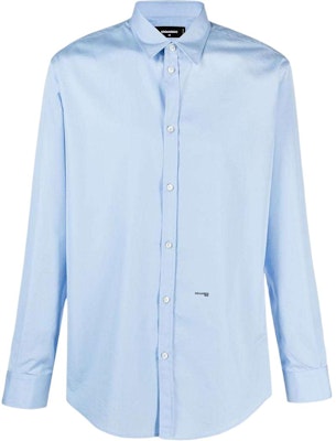 DSQUARED2 SS22 復古印花長袖襯衫 淺藍色 S74DM0542S36275471 Buy DSQUARED2 SS22 復古印花長袖襯衫 淺藍色 S74DM0542S36275471