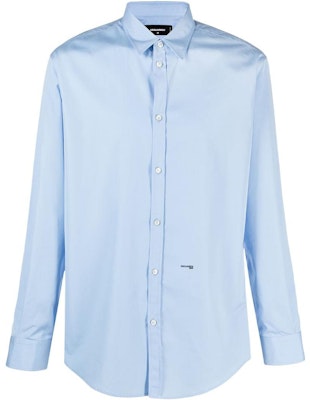 DSQUARED2 SS22 復古印花長袖襯衫 淺藍色 S74DM0542S36275471 Order DSQUARED2 SS22 復古印花長袖襯衫 淺藍色 S74DM0542S36275471