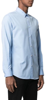 DSQUARED2 SS22 復古印花長袖襯衫 淺藍色 S74DM0542S36275471 Purchase DSQUARED2 SS22 復古印花長袖襯衫 淺藍色 S74DM0542S36275471