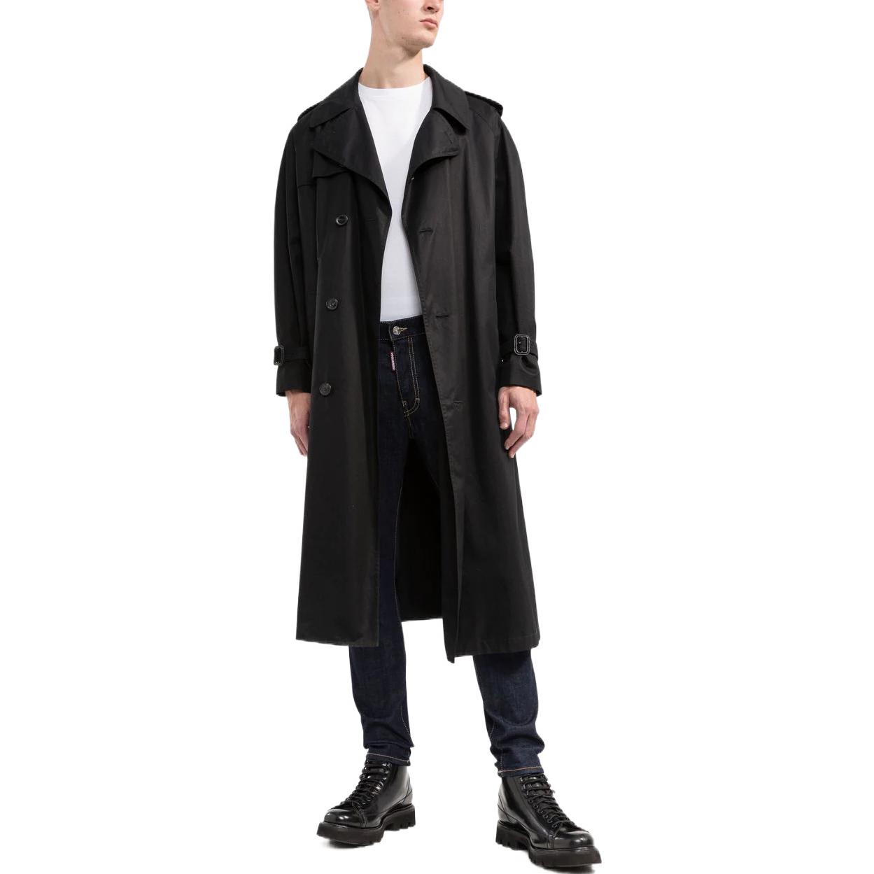 Lookbook DSQUARED2 SS22 男士蓝色修身版牛仔裤印花裤 S74LB1198S3066422-470