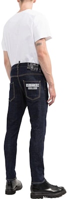 DSQUARED2 SS22 男士蓝色修身版牛仔裤印花裤 S74LB1198S3066422-470 Shop DSQUARED2 SS22 男士蓝色修身版牛仔裤印花裤 S74LB1198S3066422-470