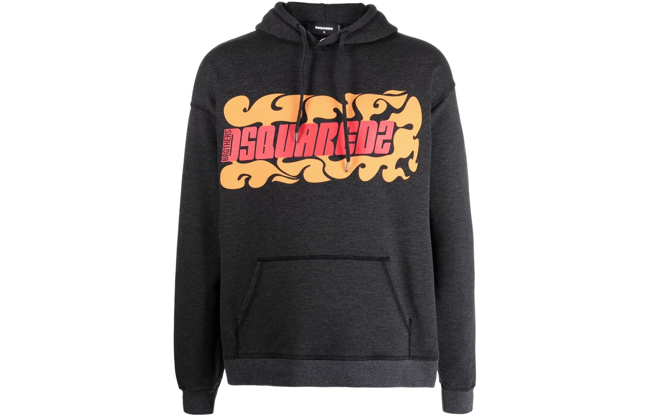 Dsquared2 SS22 Logo Printed Sweatshirt Black (). S71GU0523S25542-900