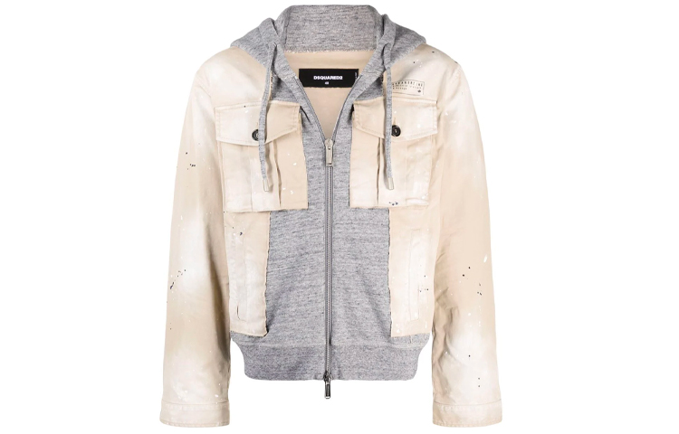 Dsquared2 SS22 Patchwork Hooded Jacket S74AM1261S39021-111 圖 2