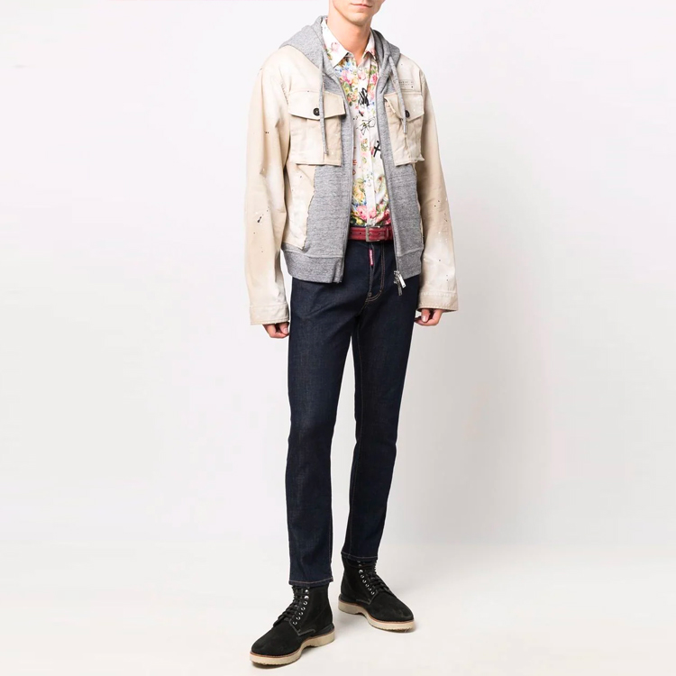 Dsquared2 SS22 Patchwork Hooded Jacket S74AM1261S39021-111 圖 3