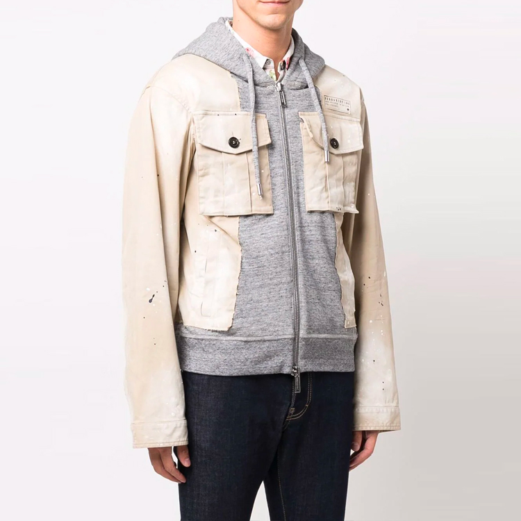 Dsquared2 SS22 Patchwork Hooded Jacket S74AM1261S39021-111 圖 5