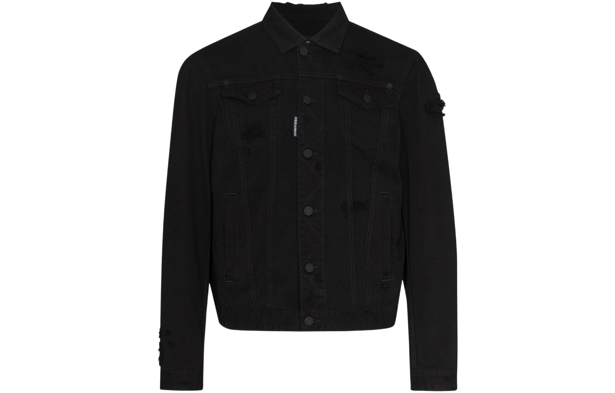 Order Chaqueta Denim Estampada DSQUARED2 SS22 Negra. S74AM1266-S47925900