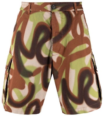 DSQUARED2 SS22喷涂效果纽扣工装短裤棕色男士款 S74MU0698S54405-002S Order DSQUARED2 SS22喷涂效果纽扣工装短裤棕色男士款 S74MU0698S54405-002S