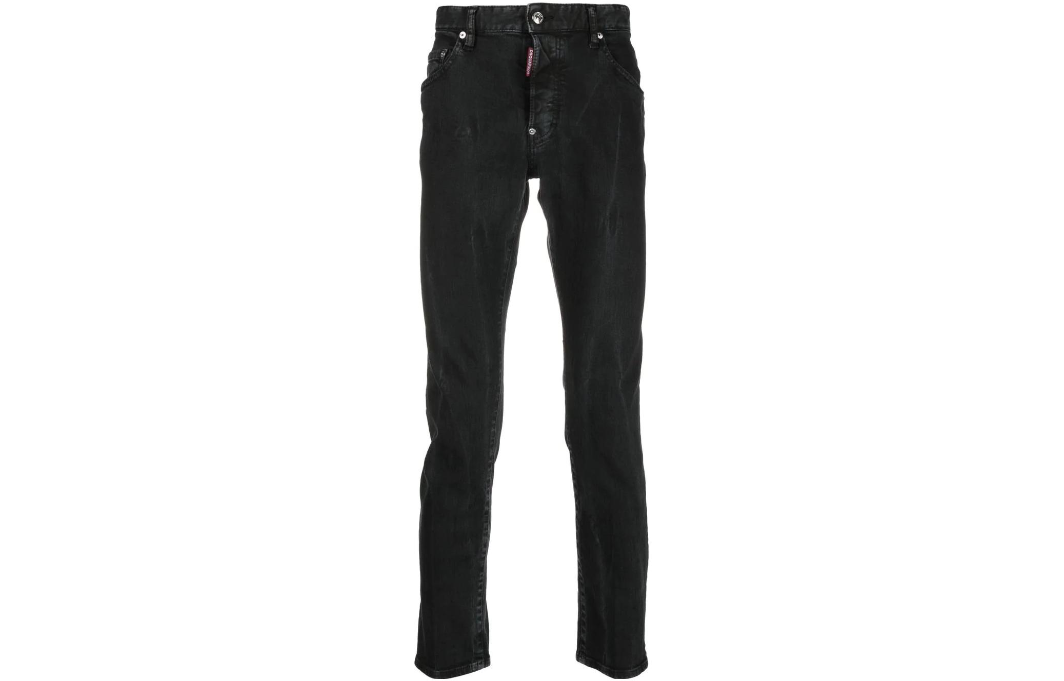 DSQUARED2 SS23  Slim Fit Buttoned Black Jeans. S71LB1149S30733-900 圖 2