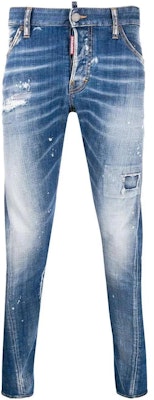 DSQUARED2 SS23 修身轻蓝拉链破洞牛仔裤. S74LB0669S30342-470 Order DSQUARED2 SS23 修身轻蓝拉链破洞牛仔裤. S74LB0669S30342-470