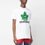 Purchase DSQUARED2 SS23 カートゥーンメープルリーフロゴ 白 クルーネックTシャツ S71GD1279S23009-100