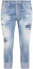 Buy DSQUARED2 SS23 Jeans Pria Biru Distressed Cropped Denim Celana. S74LB1367S30342470