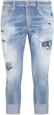 DSQUARED2 SS23 Jeans Pria Biru Distressed Cropped Denim Celana. S74LB1367S30342470 Order DSQUARED2 SS23 Jeans Pria Biru Distressed Cropped Denim Celana. S74LB1367S30342470