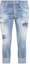 Order DSQUARED2 SS23 Jeans Pria Biru Distressed Cropped Denim Celana. S74LB1367S30342470