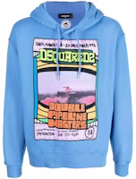 Dsquared2 SS23 Graphic Print Pullover Hoodie Men’s Blue Long Sleeve. S71GU0590S25140-483 Dsquared2 SS23 Graphic Print Pullover Hoodie Men’s Blue Long Sleeve. S71GU0590S25140-483