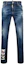 Order DSQUARED2 SS23 Logo Print Distressed Spray Paint Effect Jeans Men Blue. S79LA0051S30342-470
