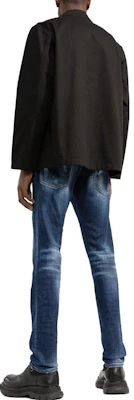 DSQUARED2 SS23 Logo Print Distressed Spray Paint Effect Jeans Men Blue. S79LA0051S30342-470 Shop DSQUARED2 SS23 Logo Print Distressed Spray Paint Effect Jeans Men Blue. S79LA0051S30342-470