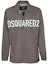 Order DSQUARED2 SS23 ロゴプリント シングルブレスト シャツジャケット メンズ グレー. S74AM1374S47858-859