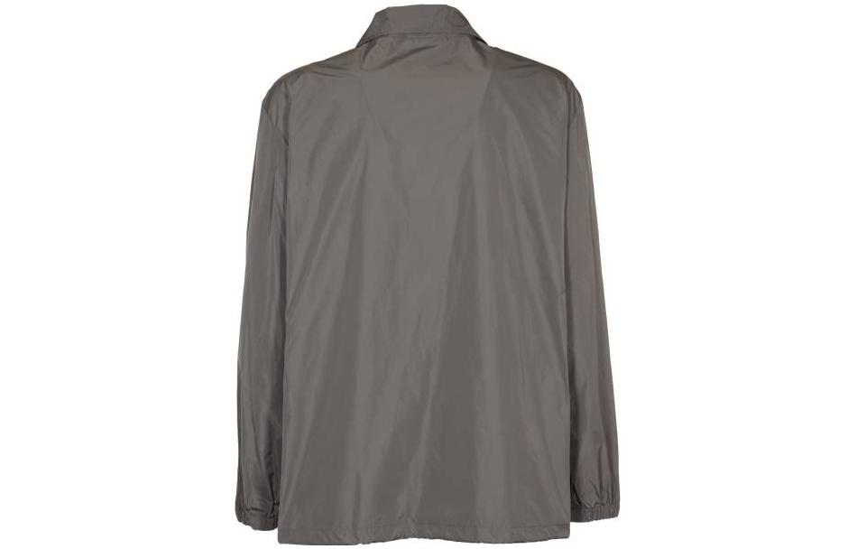 Lookbook DSQUARED2 SS23 ロゴプリント シングルブレスト シャツジャケット メンズ グレー. S74AM1374S47858-859