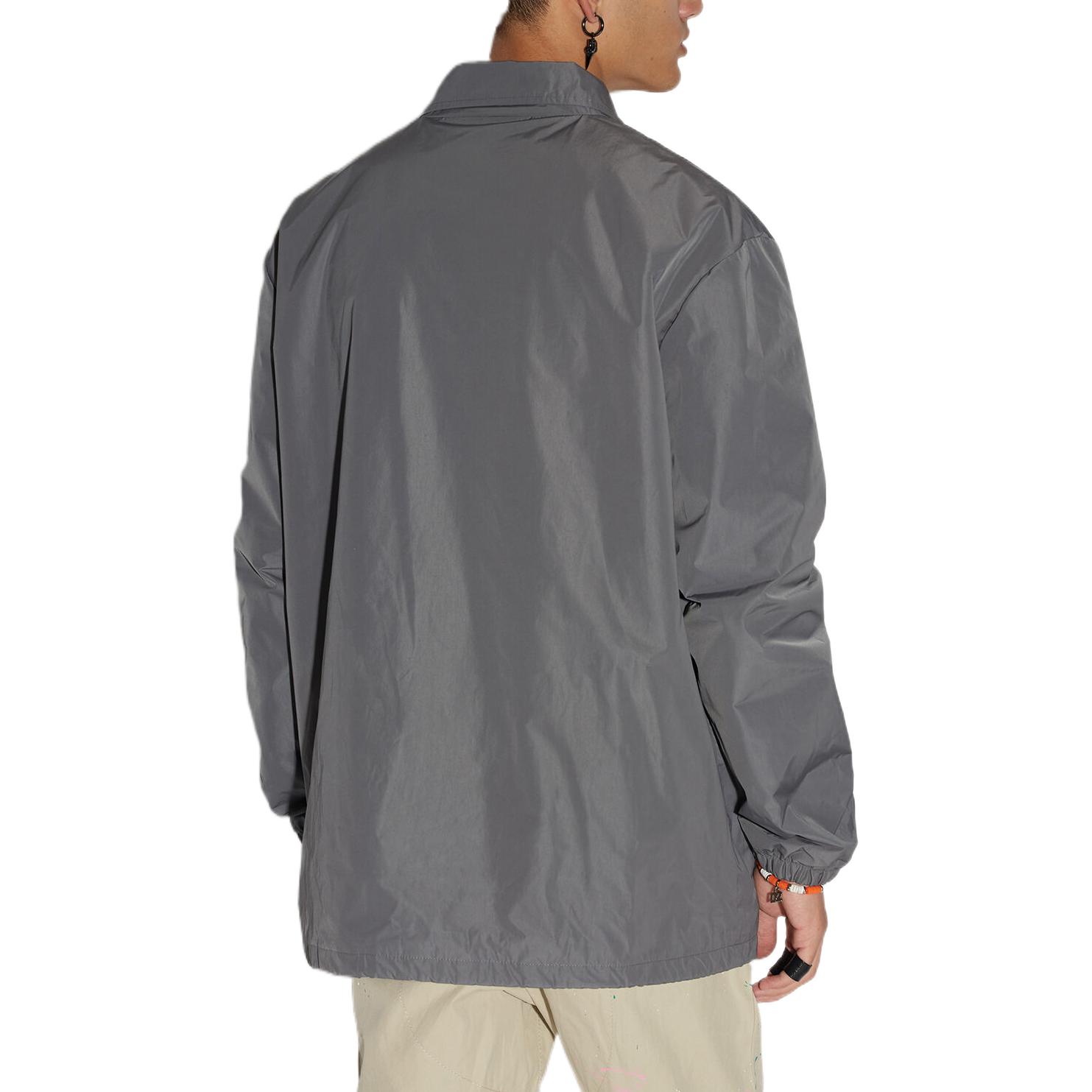 Purchase DSQUARED2 SS23 ロゴプリント シングルブレスト シャツジャケット メンズ グレー. S74AM1374S47858-859