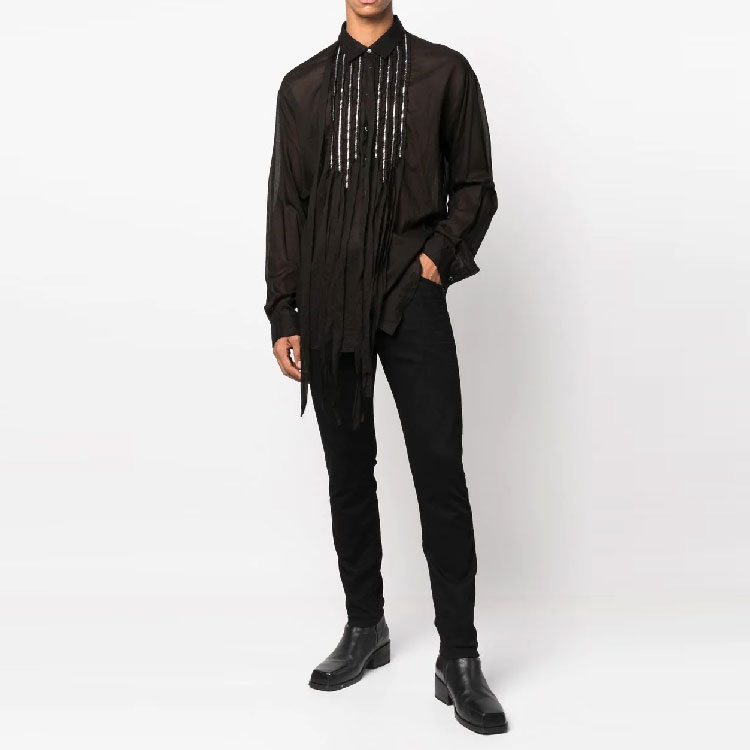 DSQUARED2 SS23 Mid-Rise Slim-Fit Black Jeans for Men. S74LB1282S30730-900 圖 3