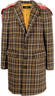 DSQUARED2 SS23 格紋連帽中長版外套 多色款 S71AA0430S60403-001F Buy DSQUARED2 SS23 格紋連帽中長版外套 多色款 S71AA0430S60403-001F