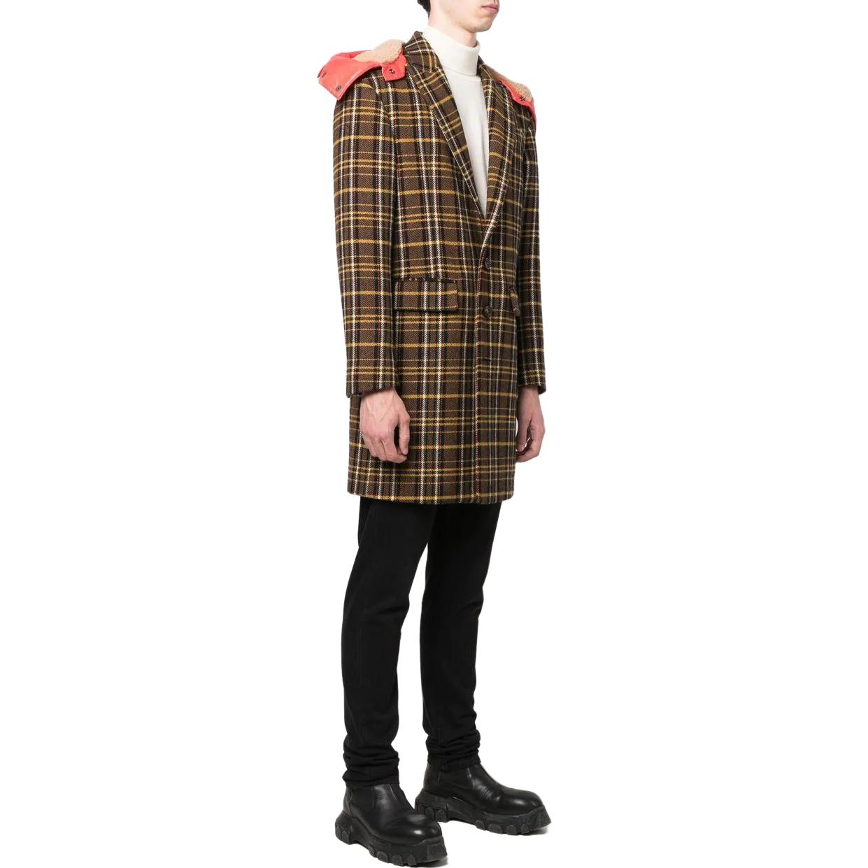 Details for DSQUARED2 SS23 格紋連帽中長版外套 多色款 S71AA0430S60403-001F