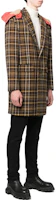 Details for DSQUARED2 SS23 Plaid Hooded Mid-Length Coat Jacket Multicolor . S71AA0430S60403-001F