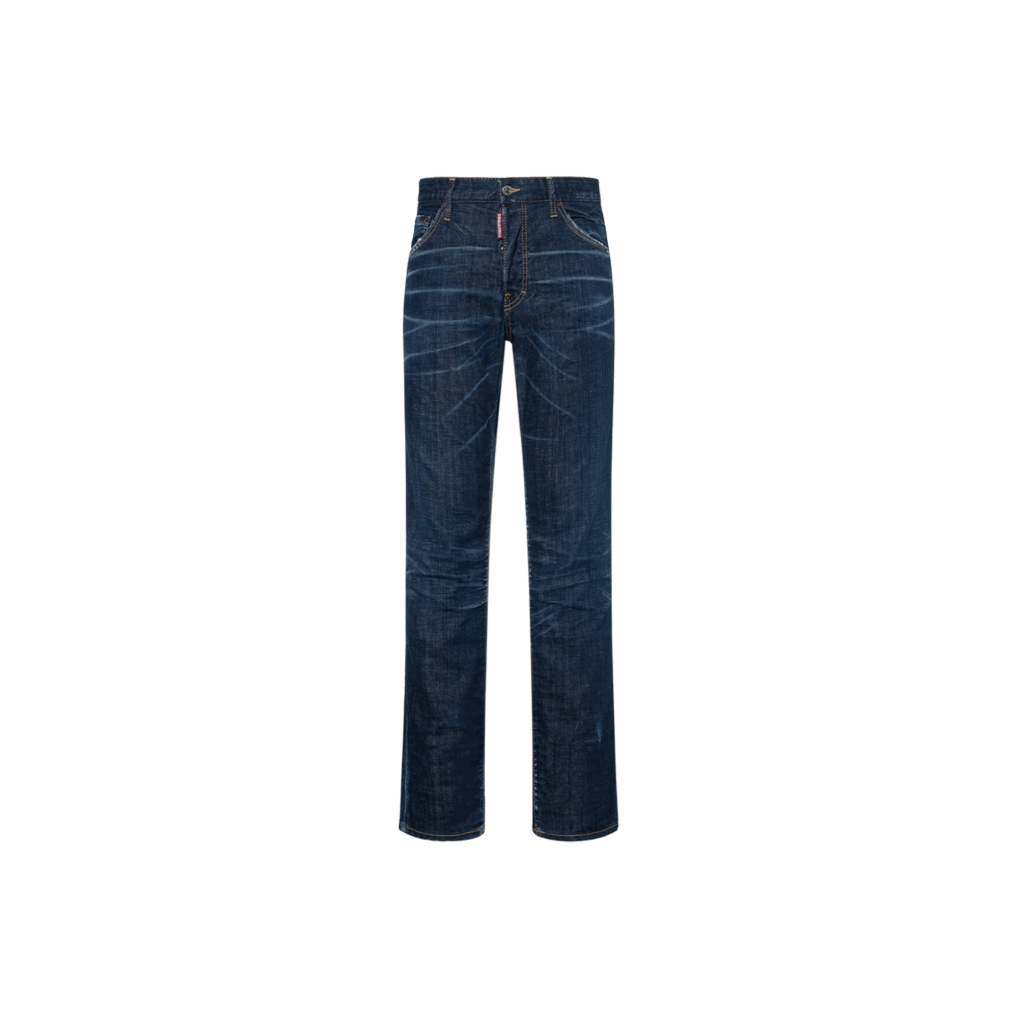 DSQUARED2 SS23 Slim Fit Straight Blue Jeans  Casual Denim. S74LB1230S30342-470