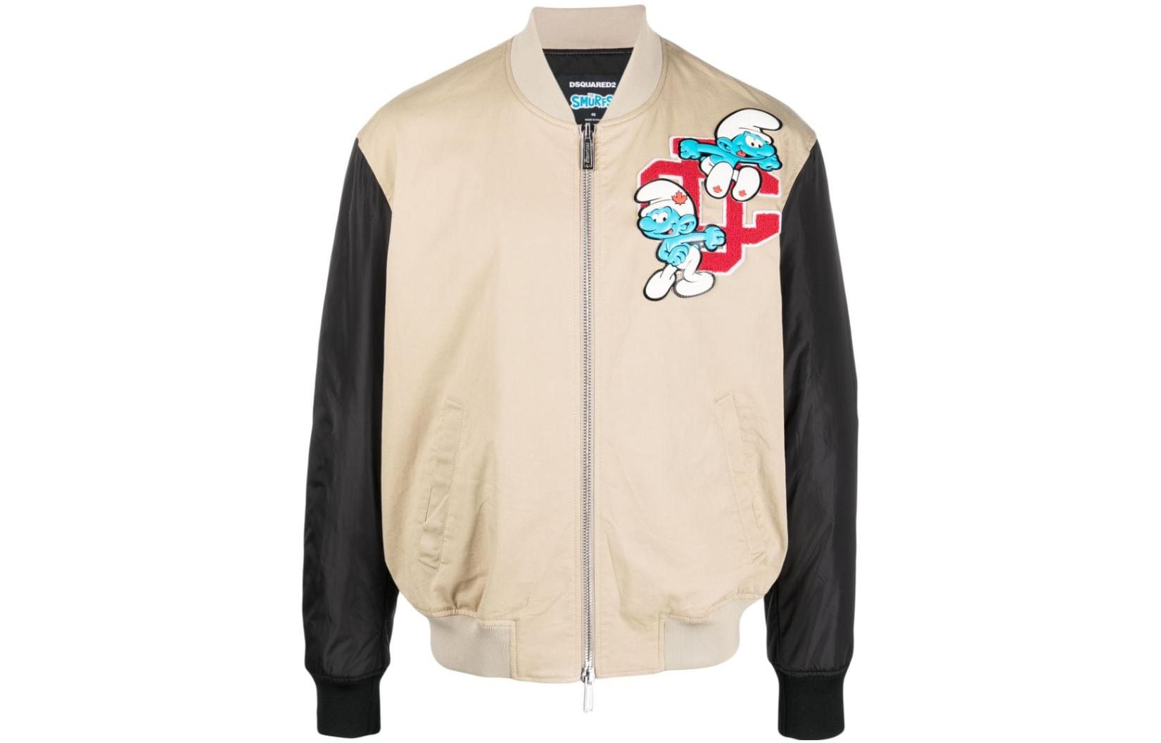 Dsquared2 SS23 Smurfs Brown Long Sleeve Jacket for Men S78AN0052S76720-111