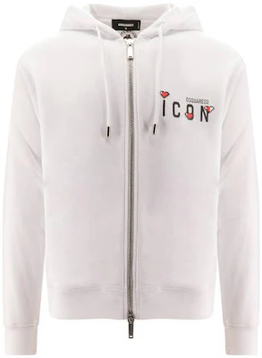 Dsquared2 SS23 纯色logo印花连帽衫 白色 - 长袖 S79HG0011S25516100 Buy Dsquared2 SS23 纯色logo印花连帽衫 白色 - 长袖 S79HG0011S25516100