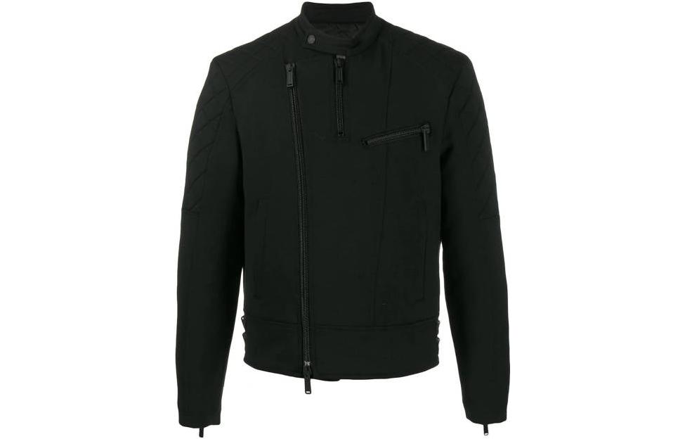 Dsquared2 SS23 Solid Color Zip-Up Jacket Long Sleeve Outerwear S71AN0131S36258-900
