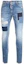 Order DSQUARED2 SS23 Straight Patchwork Jeans Men’s Blue S74LB1350S30309470