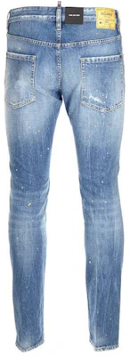 DSQUARED2 SS23 Straight Patchwork Jeans Men’s Blue S74LB1350S30309470 Lookbook DSQUARED2 SS23 Straight Patchwork Jeans Men’s Blue S74LB1350S30309470