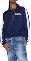 Dsquared2 SS23 Striped Logo Print Casual Crewneck Sweatshirt Men S71GU0584S25578-470 Dsquared2 SS23 Striped Logo Print Casual Crewneck Sweatshirt Men S71GU0584S25578-470