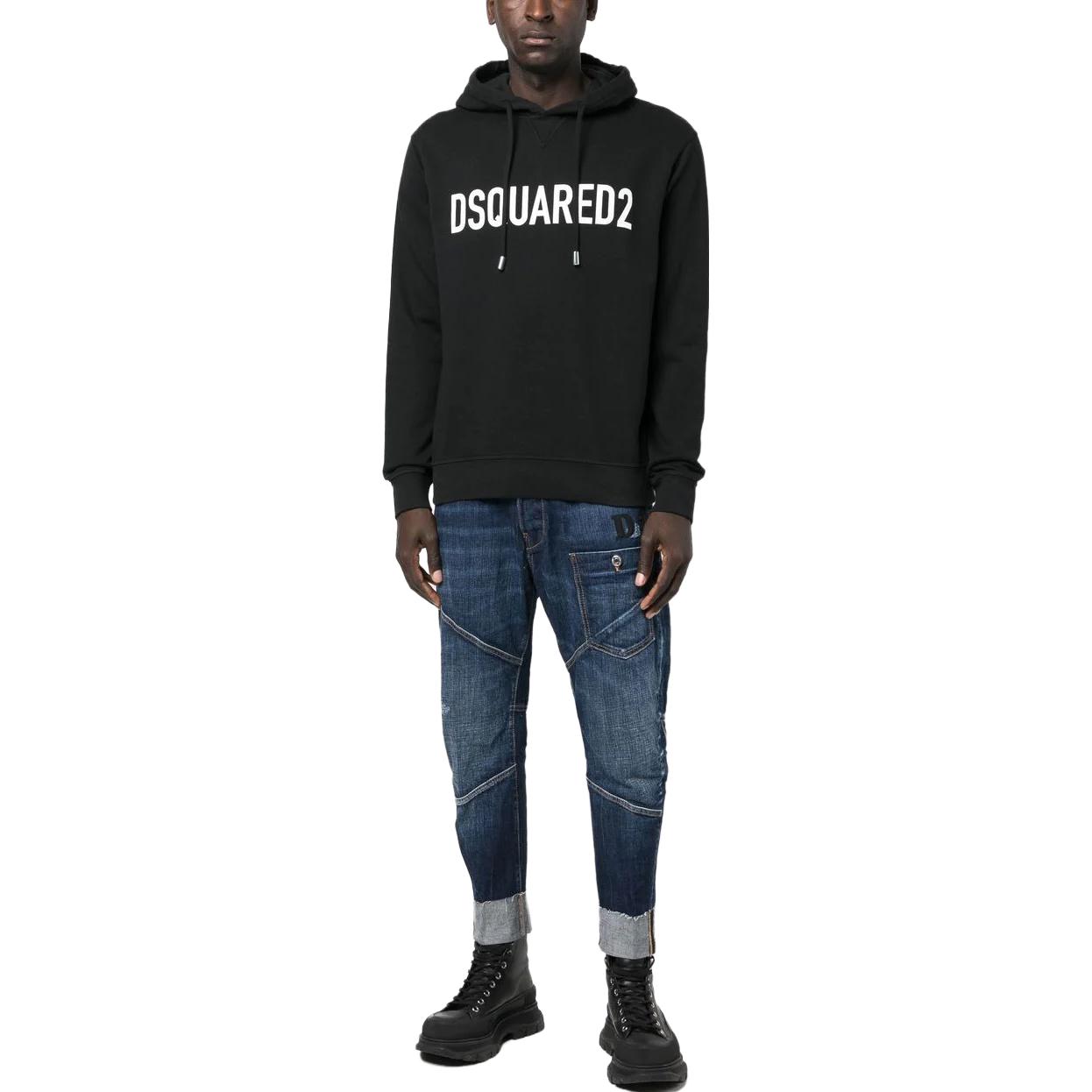 DSquared2 SS23 Washed Distressed Cuffed Denim Jeans Men Blue S74LB1293S30309-470 圖 3