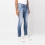 Purchase DSQUARED2 SS23 蓝色洗水修身牛仔裤 牛仔布 S74LB1276S30342-470