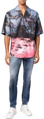DSQUARED2 SS23 水洗直筒牛仔褲 男士 靛藍色 S74LB1281S30664-470 Lookbook DSQUARED2 SS23 水洗直筒牛仔褲 男士 靛藍色 S74LB1281S30664-470
