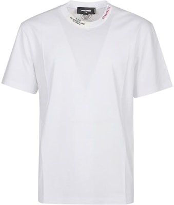 DSQUARED2 SS24 クルーネック ロゴパッチ Tシャツ オプティカルホワイト S71GD1509D20020-100 Buy DSQUARED2 SS24 クルーネック ロゴパッチ Tシャツ オプティカルホワイト S71GD1509D20020-100