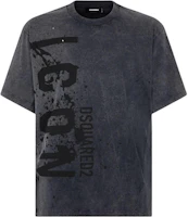 DSQUARED2 SS24 Logo Print Short Sleeve T-Shirt Dark Grey. S79GC0085S21600-814 DSQUARED2 SS24 Logo Print Short Sleeve T-Shirt Dark Grey. S79GC0085S21600-814