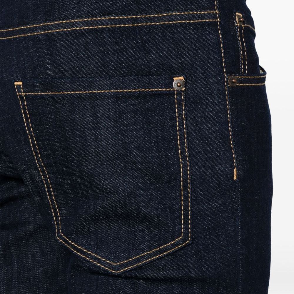DSQUARED2 SS24  Mid-Rise Slim Stretch Jeans Indigo Blue S74LB1425S30664-470 圖 7