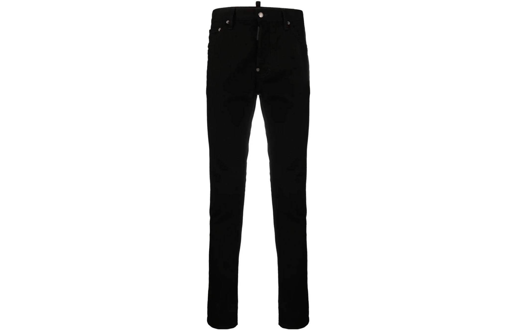 DSQUARED2 SS24  Slim Fit Stretch Mid-Rise Black Jeans S74LB1426S30564-900 圖 2